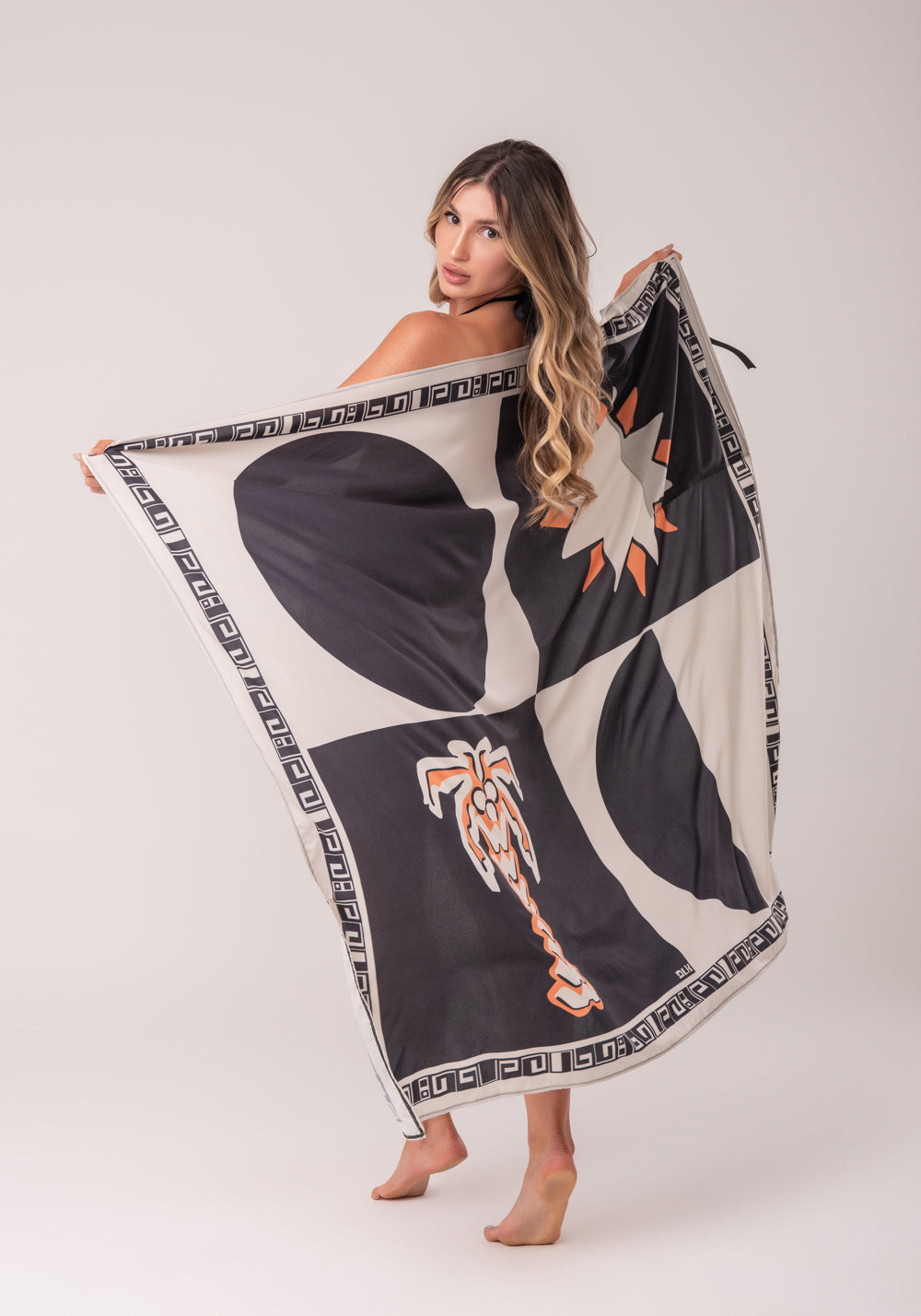 Canga Mochila Estampada Orla Geométrica Al Mare Dlk