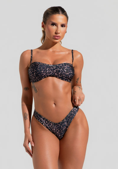 Calcinha Biquíni Asa Delta Solaris Dlk Estampada Animal Print