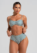 Calcinha Biquíni Hot Pant Solaris Dlk Estampada Poá