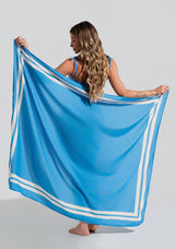 Canga Saída De Praia Solaris Dlk Azul