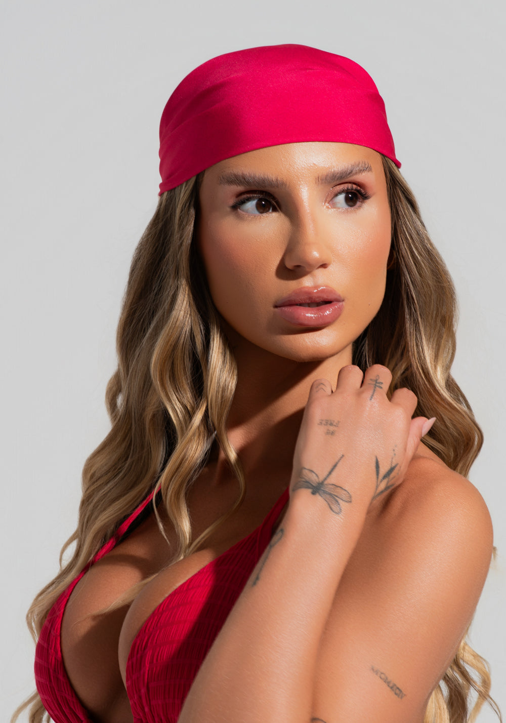 Lenço Feminino Solaris Dlk Vermelho