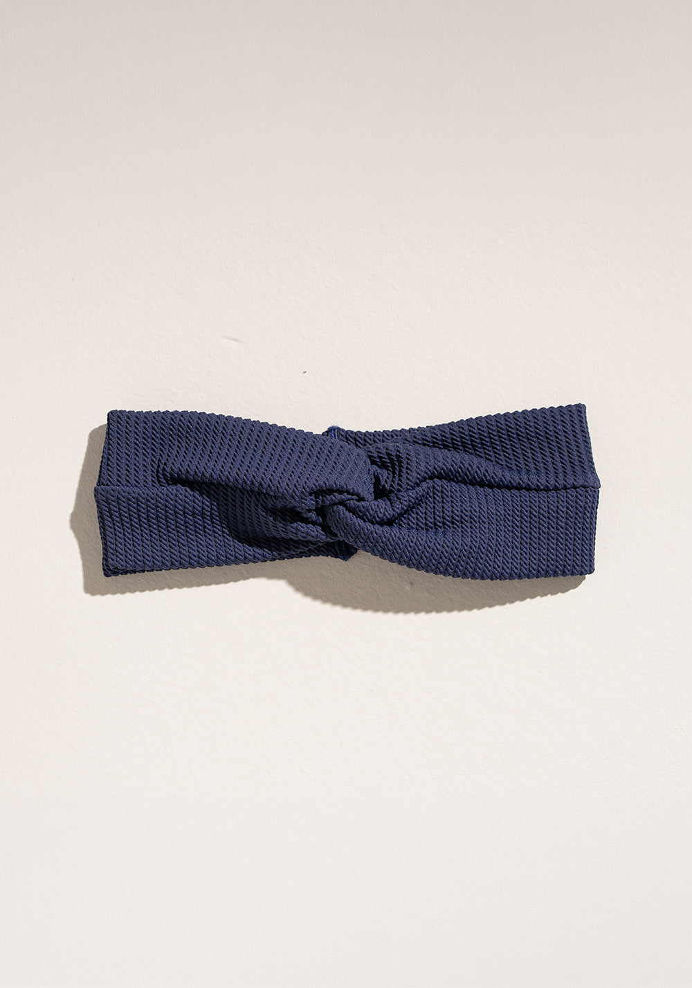 Faixa de Cabelo Torcida Canelada Solaris+ Dlk Azul Marinho