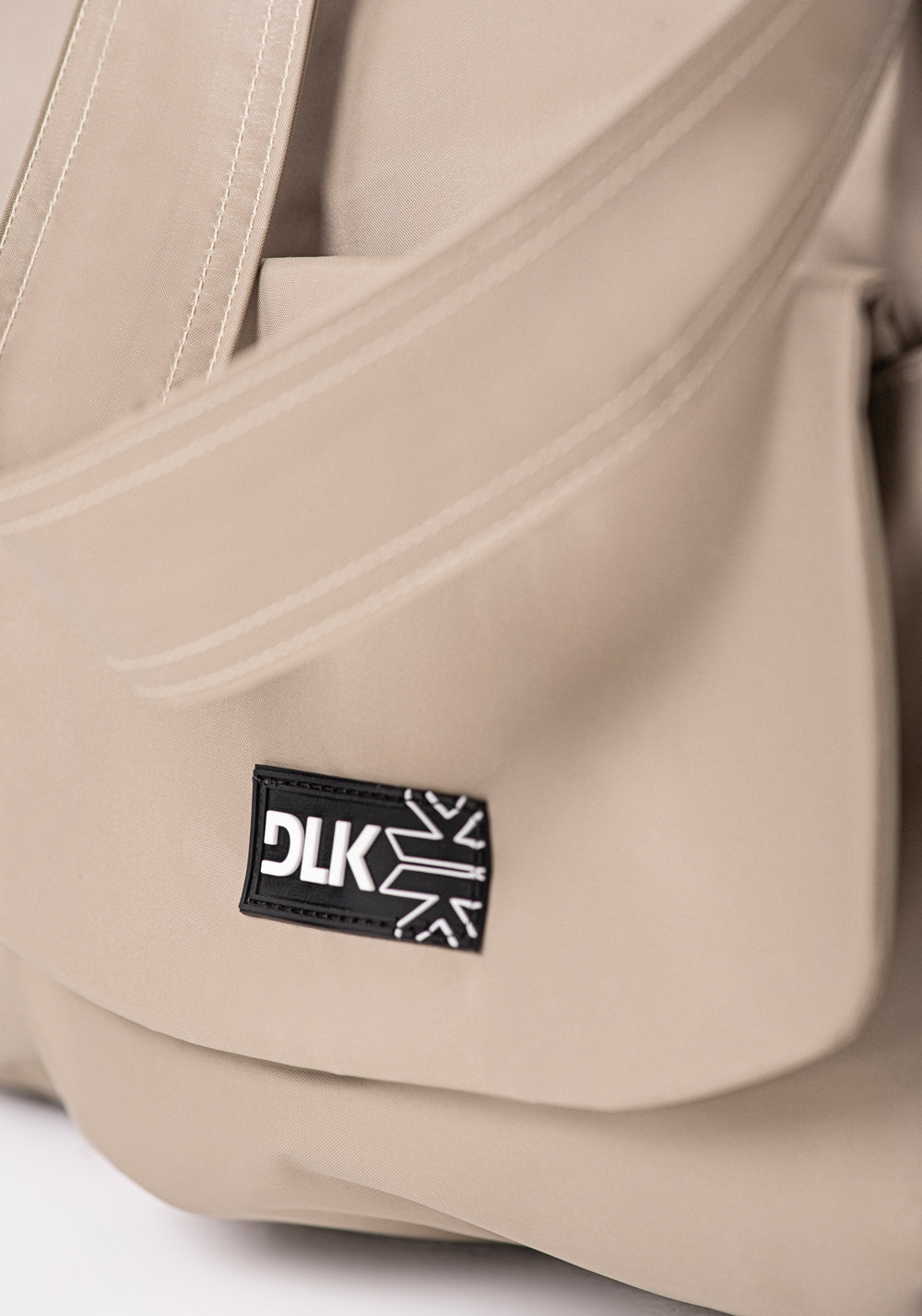 Bolsa De Ombro Areia Com Bolso Externo Dlk