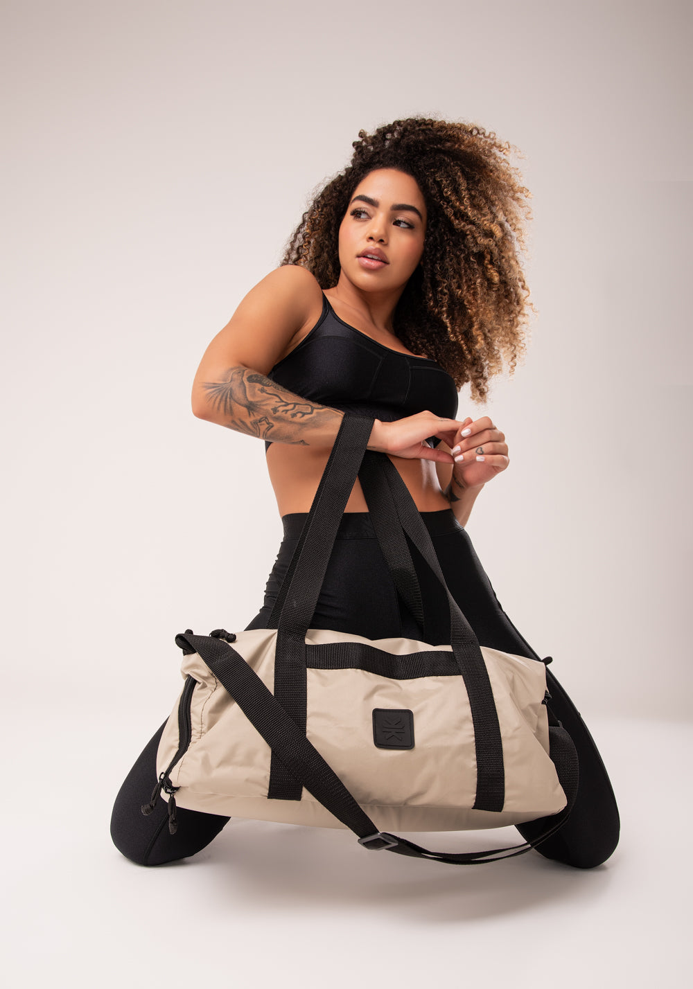 Bolsa Porta Tênis Bege Dlk