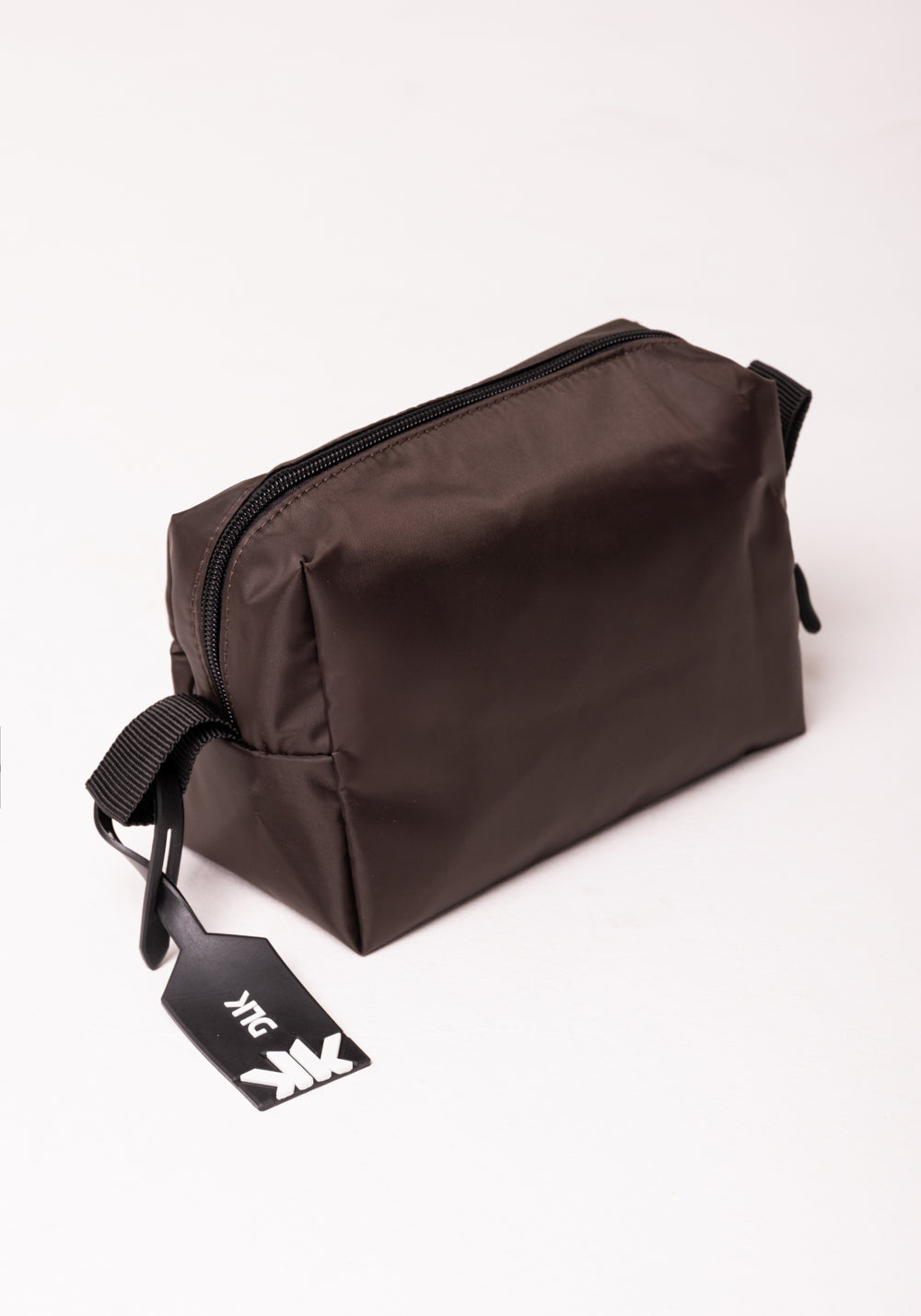 Necessaire Feminina Quadrada Marrom Dlk