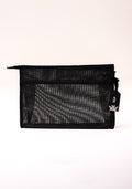 Necessaire Feminina Em Tela Preto Dlk