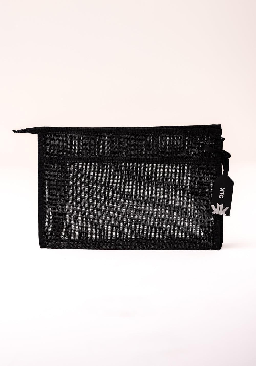 Necessaire Feminina Em Tela Preto Dlk