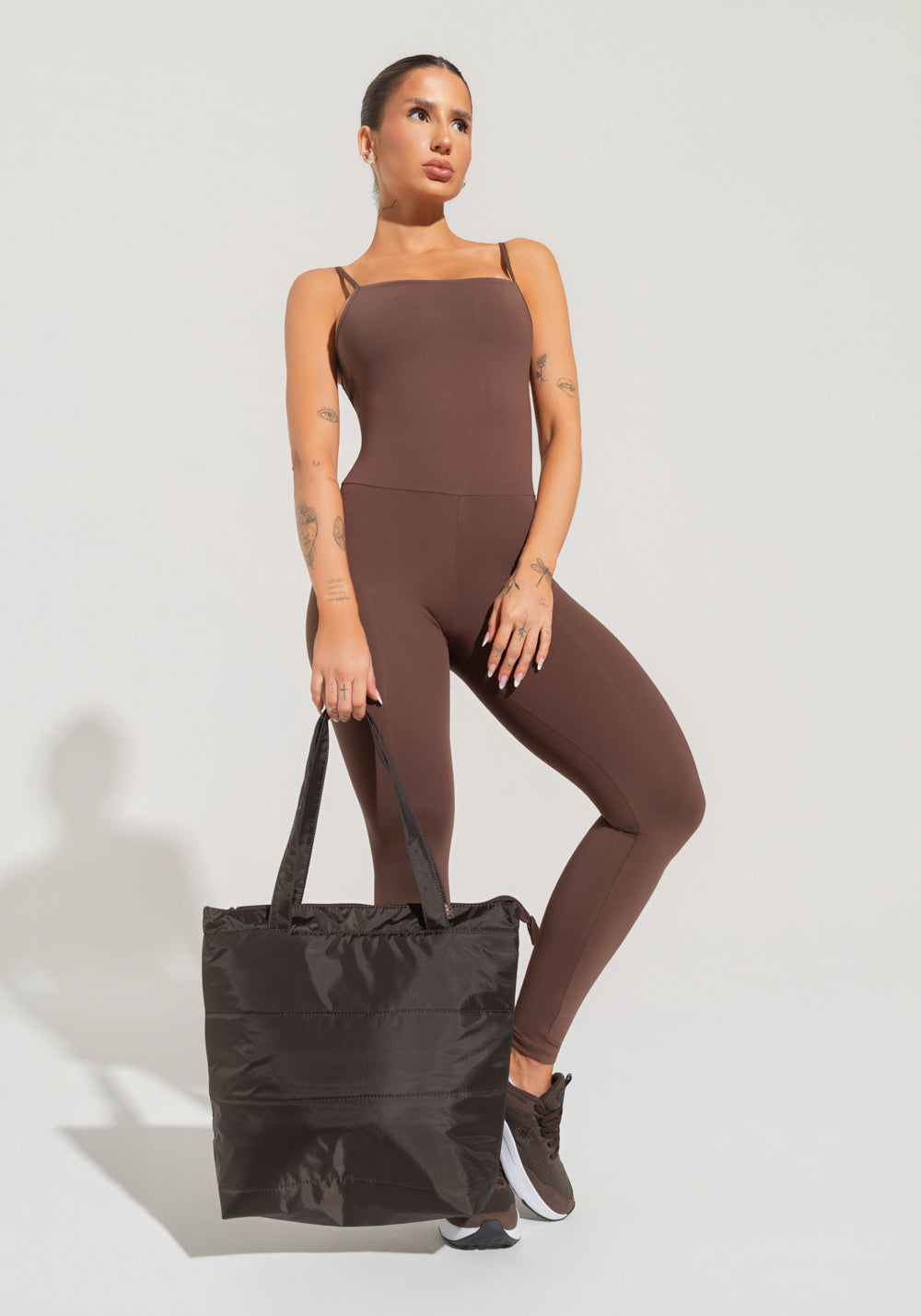 Bolsa Puffer Soul Dlk Marrom