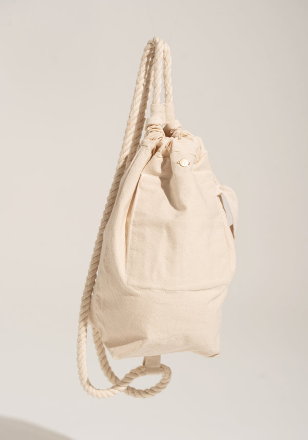 Bolsa Mochila Lona de Algodão Solaris+ Dlk