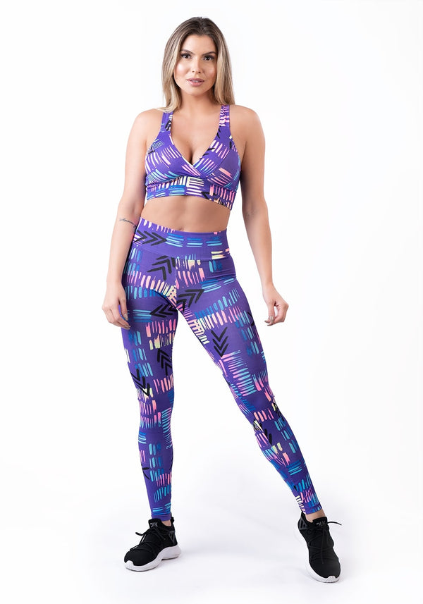 Conjunto Estampado Colorful Grape Dlk