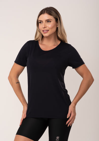 Blusa Dryfit Preta Básica Dlk