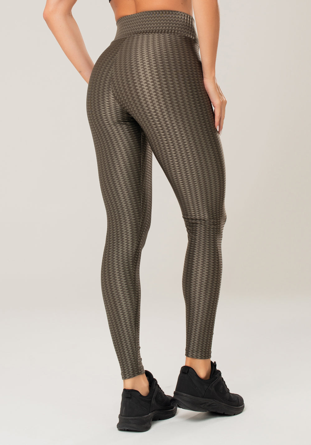 Calça Legging Happiness Básica Verde Oliva Dlk