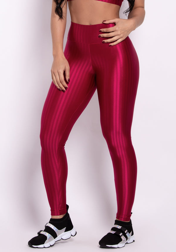 Calça Legging Poliamida Cereja Luxe Dlk
