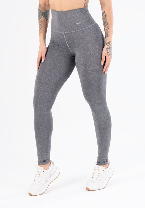 Calça Legging Mescla Cintura Alta Básica Dlk