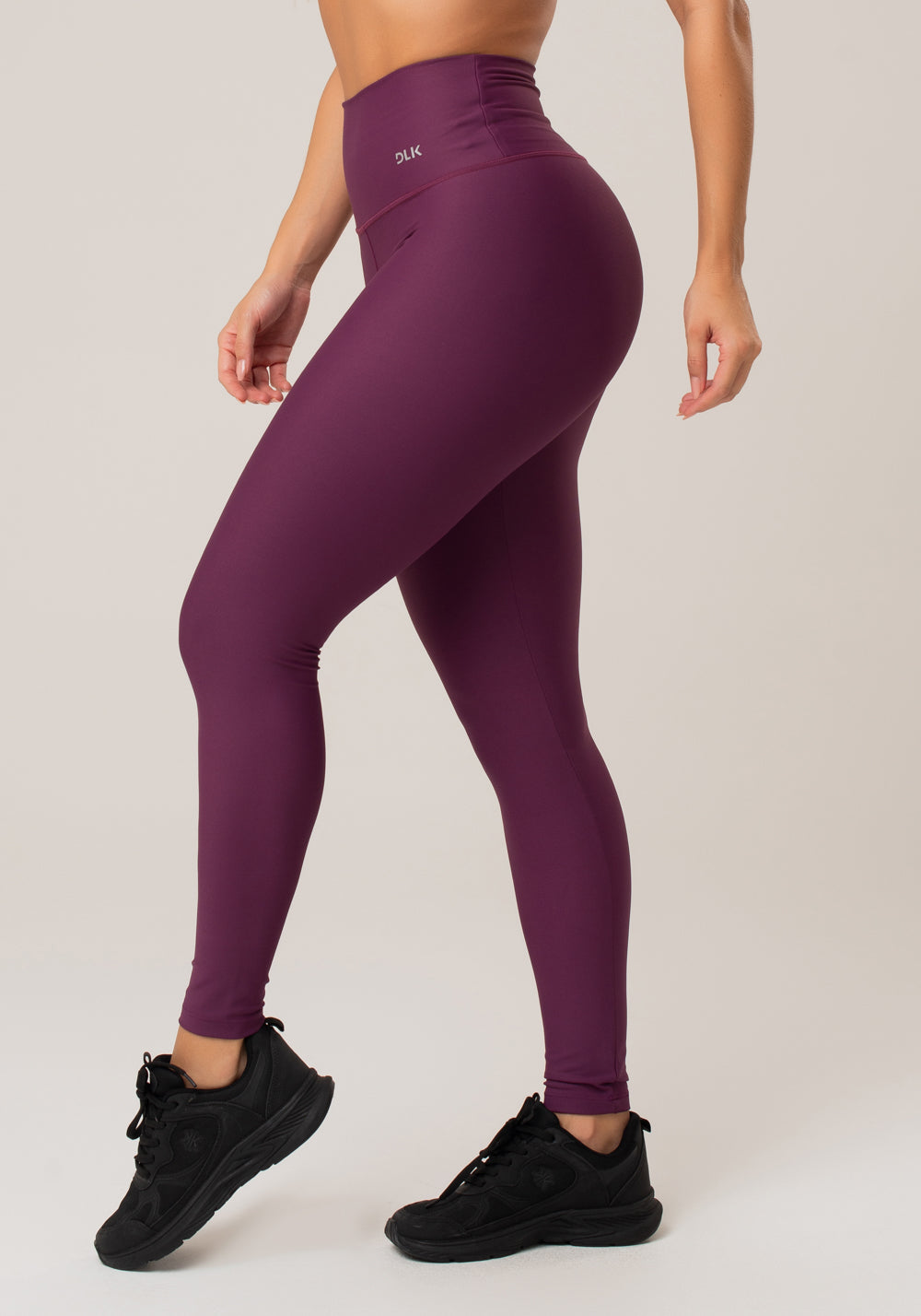 Calça Legging Vinho Cintura Alta Básica Dlk