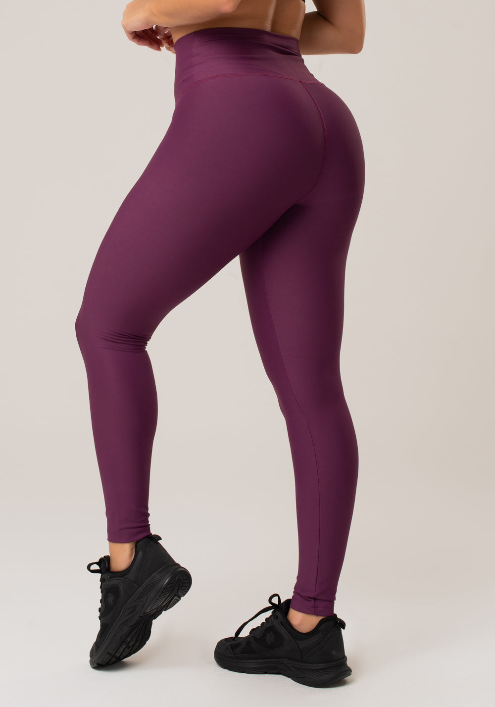 Calça Legging Vinho Cintura Alta Básica Dlk