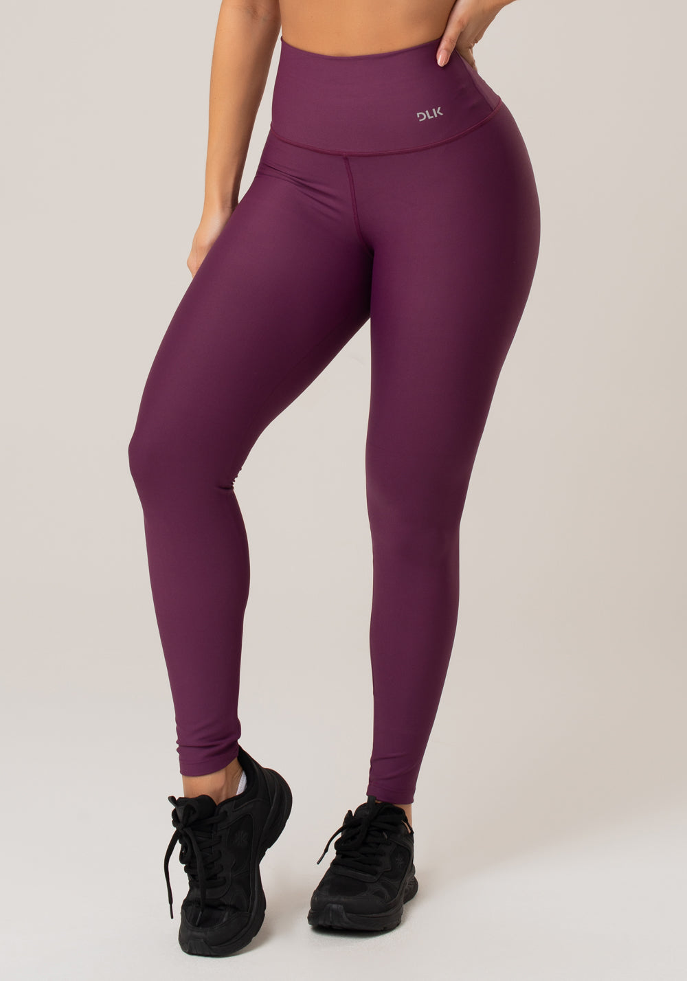 Calça Legging Vinho Cintura Alta Básica Dlk