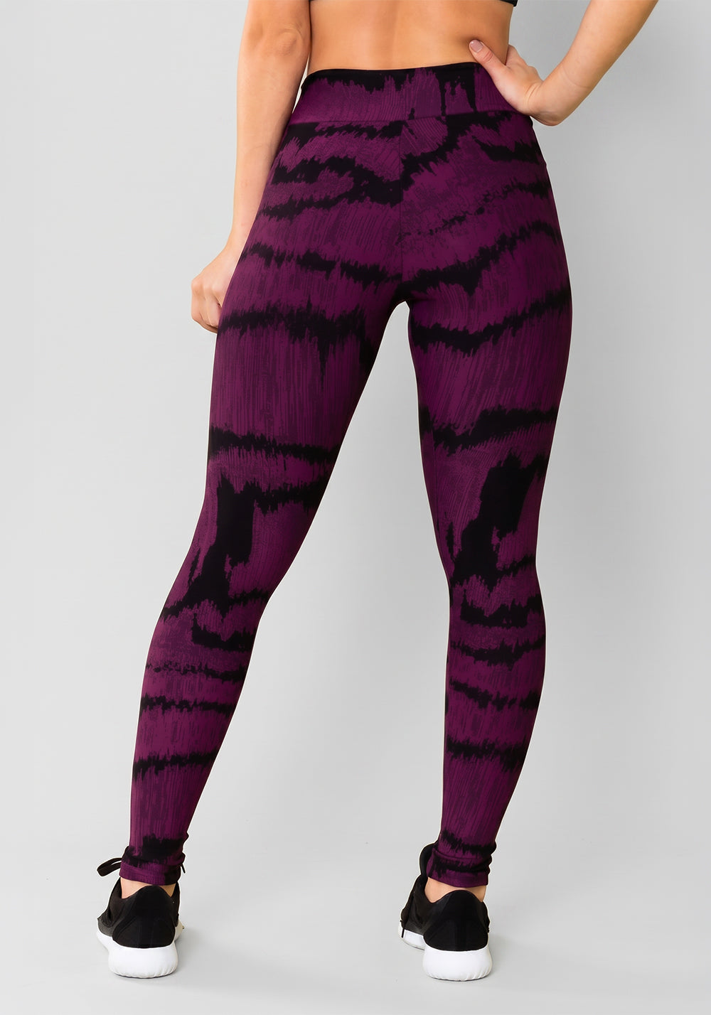 Calça Legging Energy Estampada Frequência Roxo Dlk