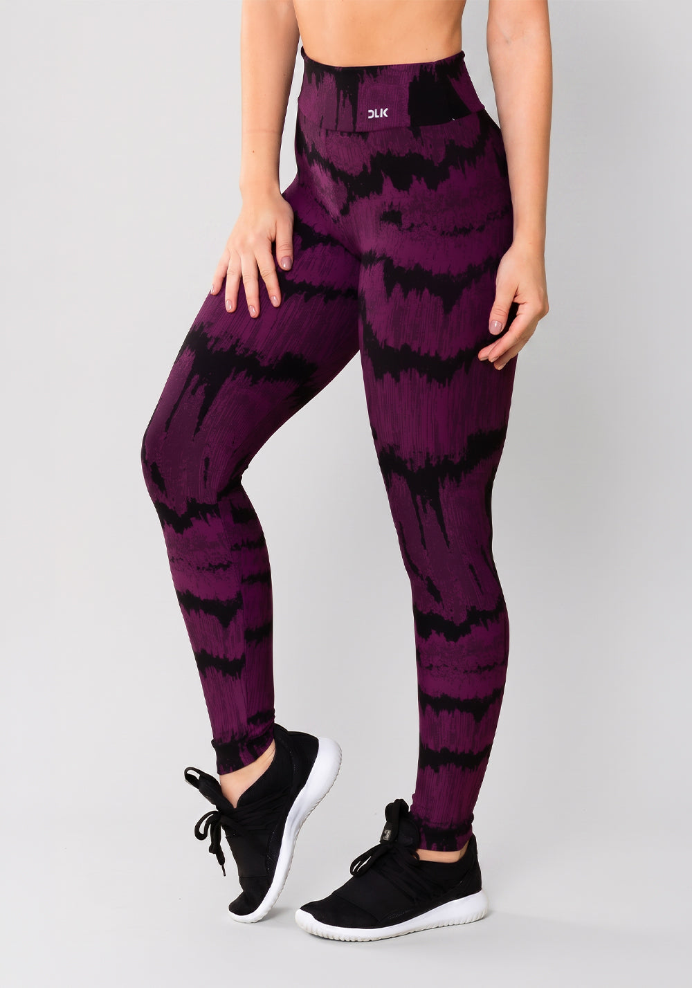 Calça Legging Energy Estampada Frequência Roxo Dlk