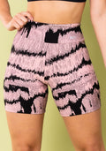 Short Energy Estampado Frequência Rosa Bebê Dlk