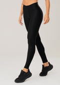 Calça Legging Happiness Texturizada Preta Dlk