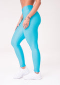 Calça Legging Happiness Texturizada Azul Dlk