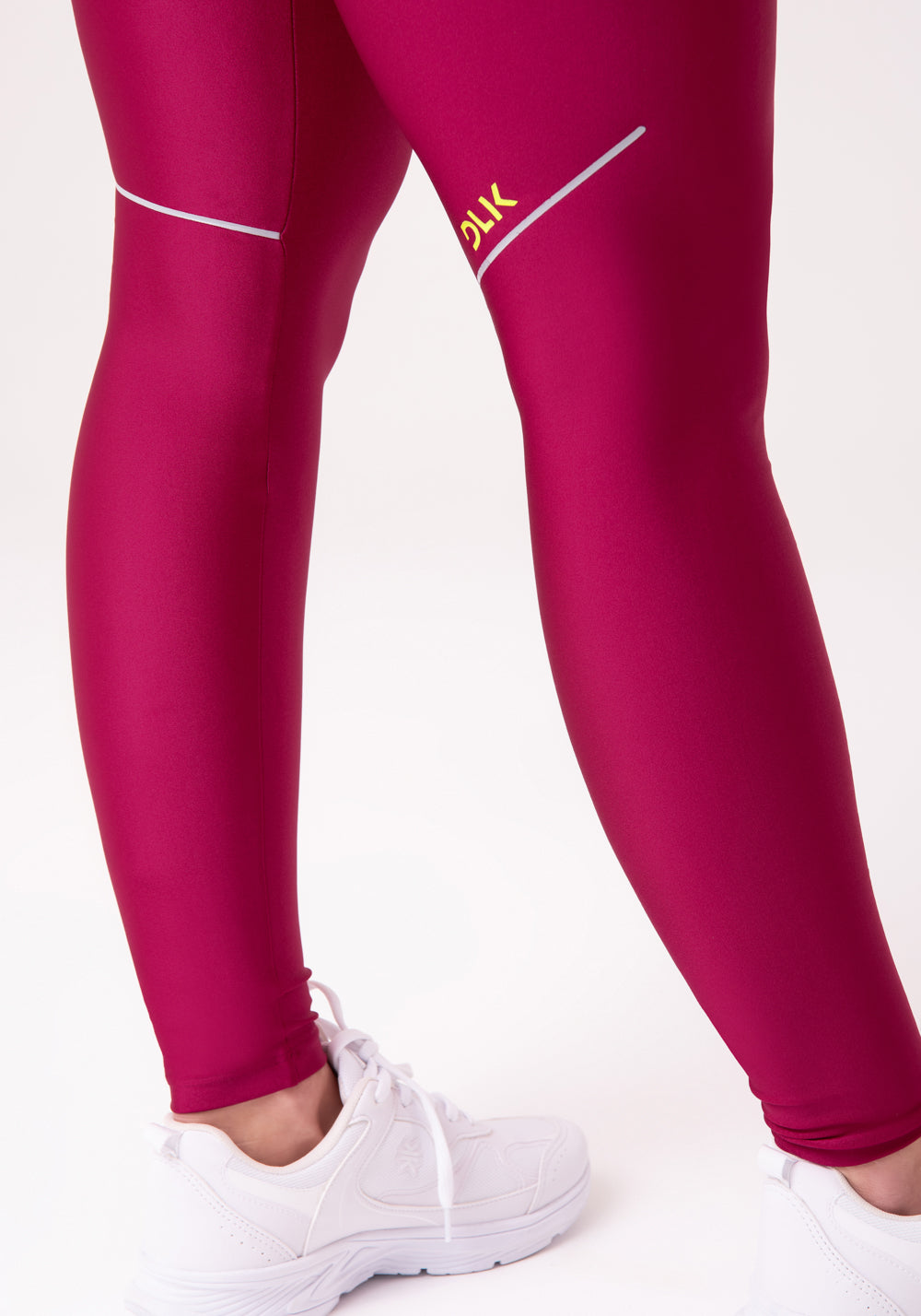Calça Legging Happiness Com Cadarço Cereja Dlk