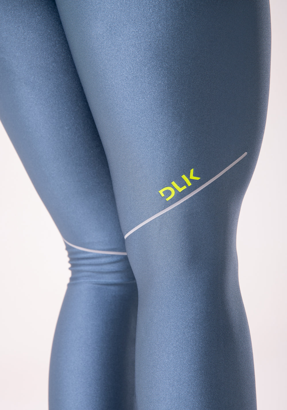 Calça Legging Happiness Com Cadarço Azul Marinho Dlk