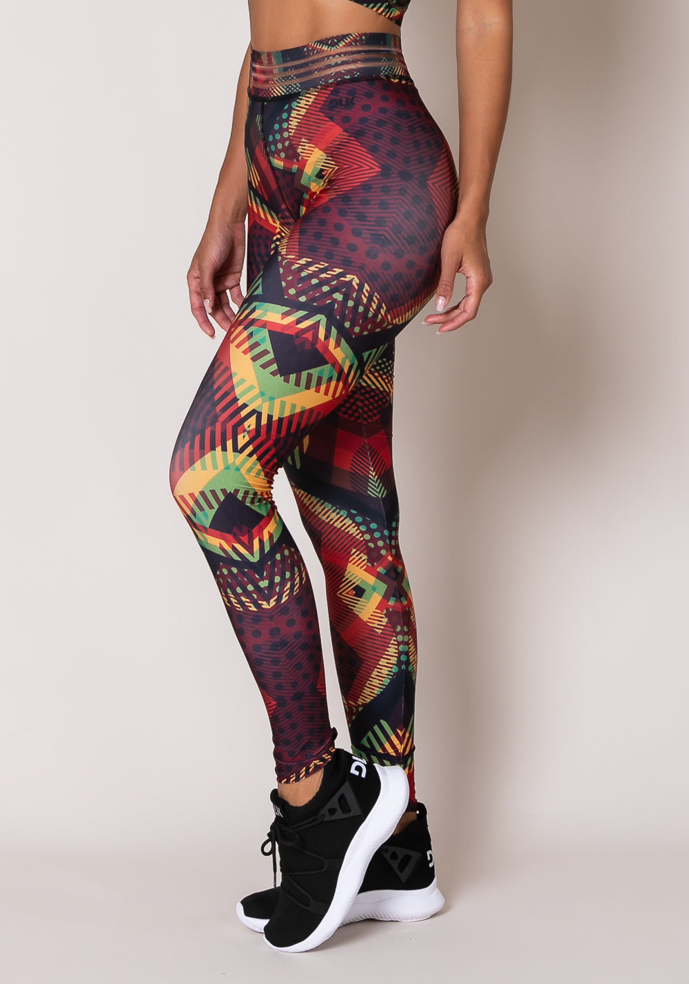 Calça Legging Printed Com Elástico África Dlk