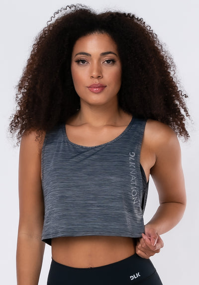Cropped Sem Bojo Nation Grafite Dlk