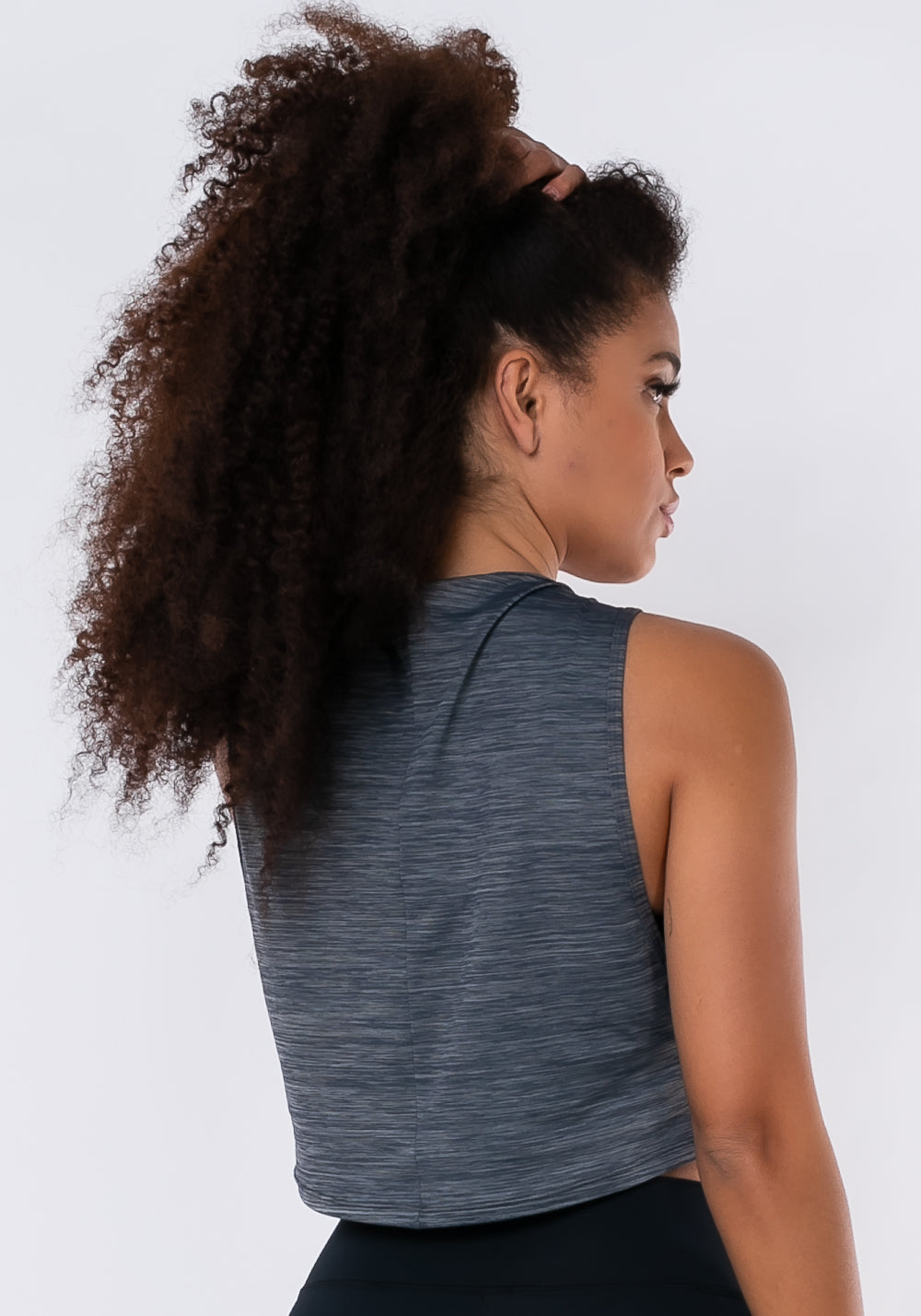 Cropped Sem Bojo Nation Grafite Dlk