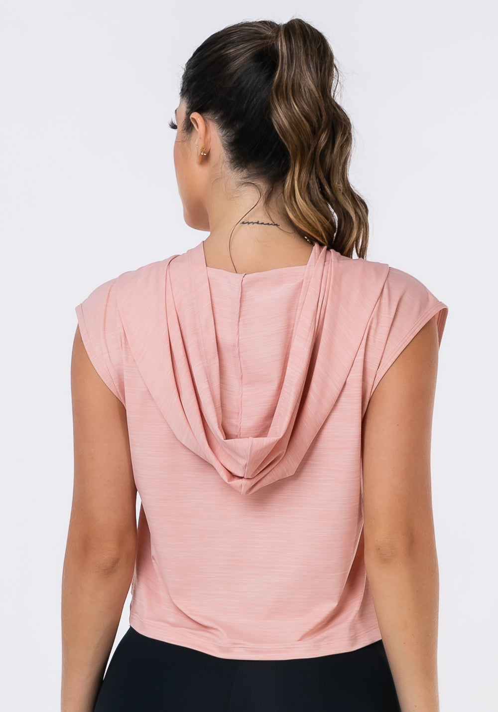 Cropped Com Capuz Nation Nude Dlk