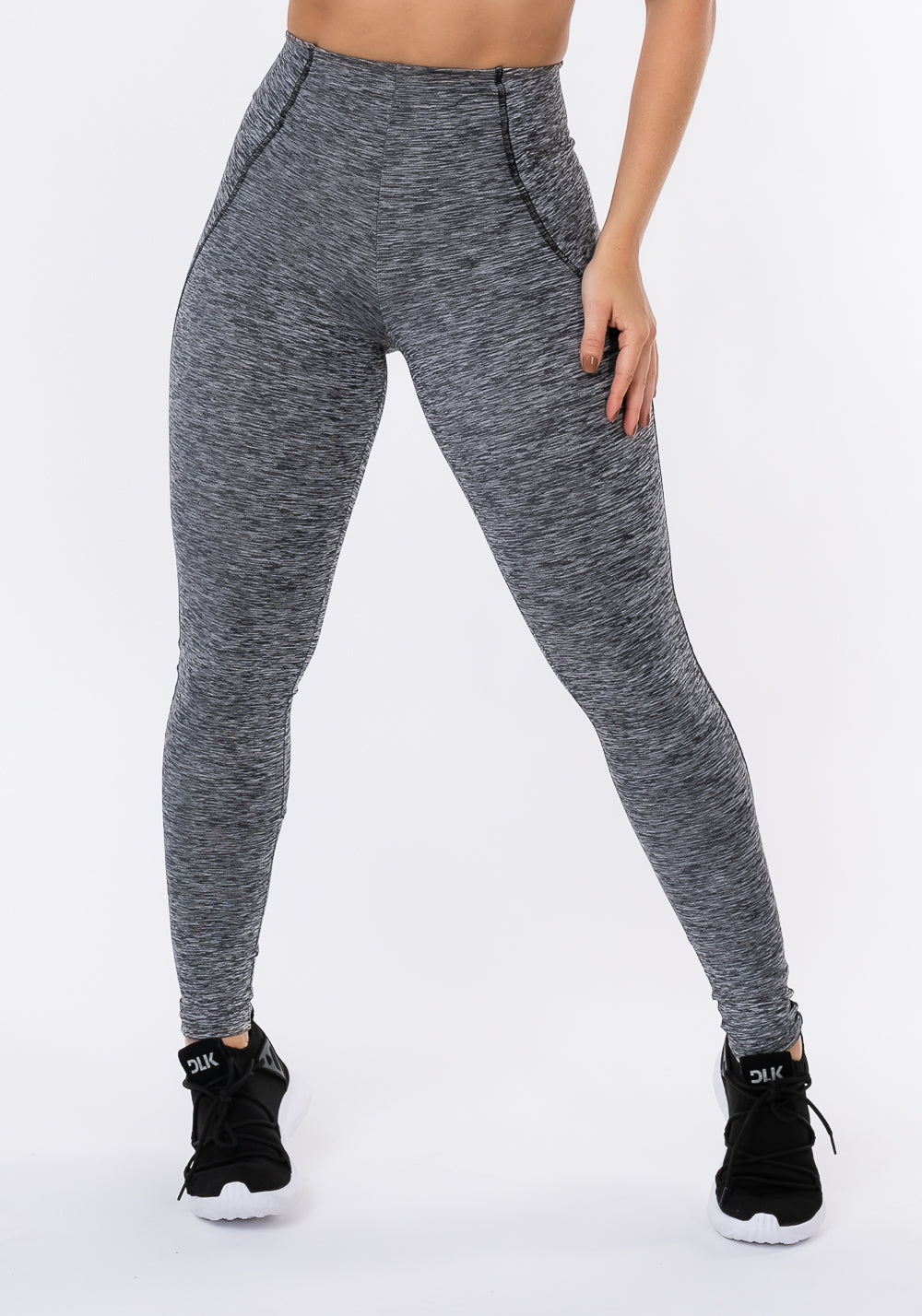 Calça Legging Nation Com Tapa Bumbum Mescla