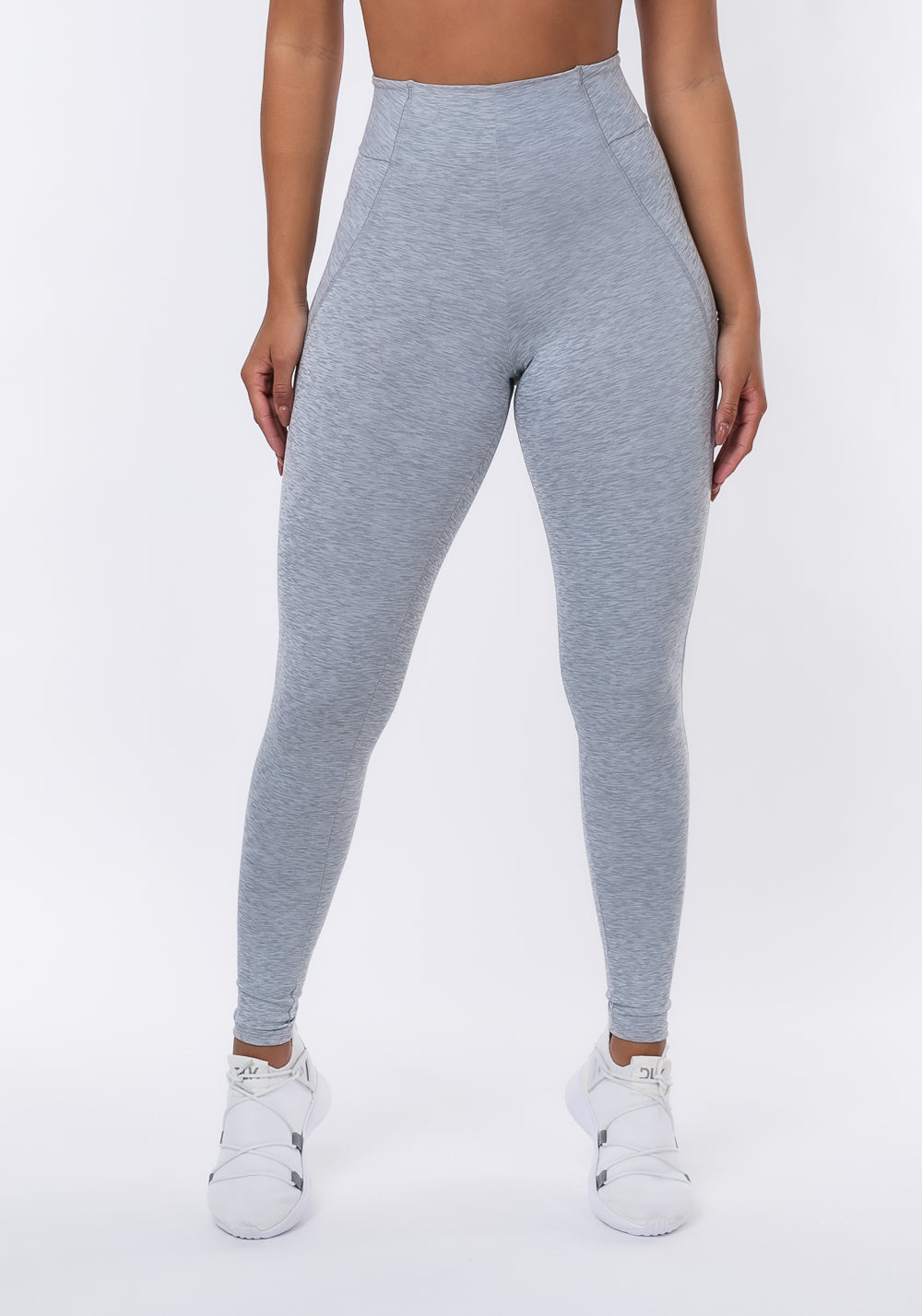 Calça Legging Nation Com Tapa Bumbum Cinza