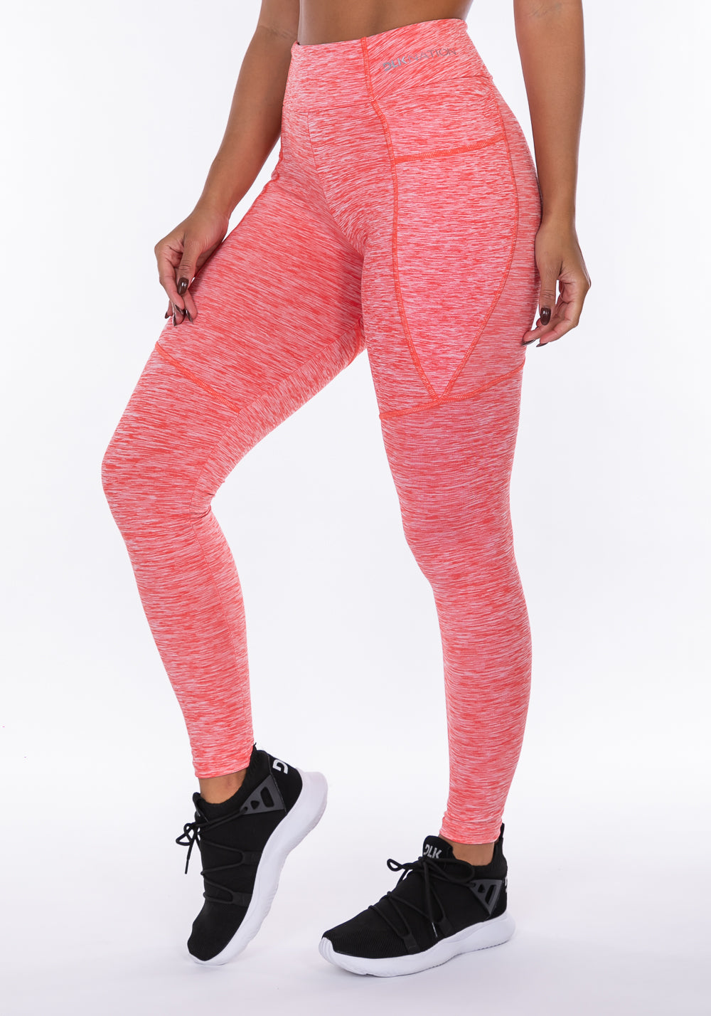 Calça Legging Nation Bolso Lateral Coral Dlk