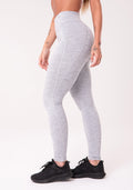Calça Legging Com Costura Lateral Nation Cinza Dlk