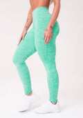 Calça Legging Com Costura Lateral Nation Verde Dlk
