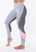 Calça Legging Nation Com Recortes Na Lateral Rosa Dlk