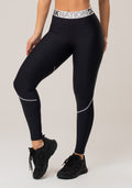 Calça Legging Nation Elástico Personalizado Preto Dlk