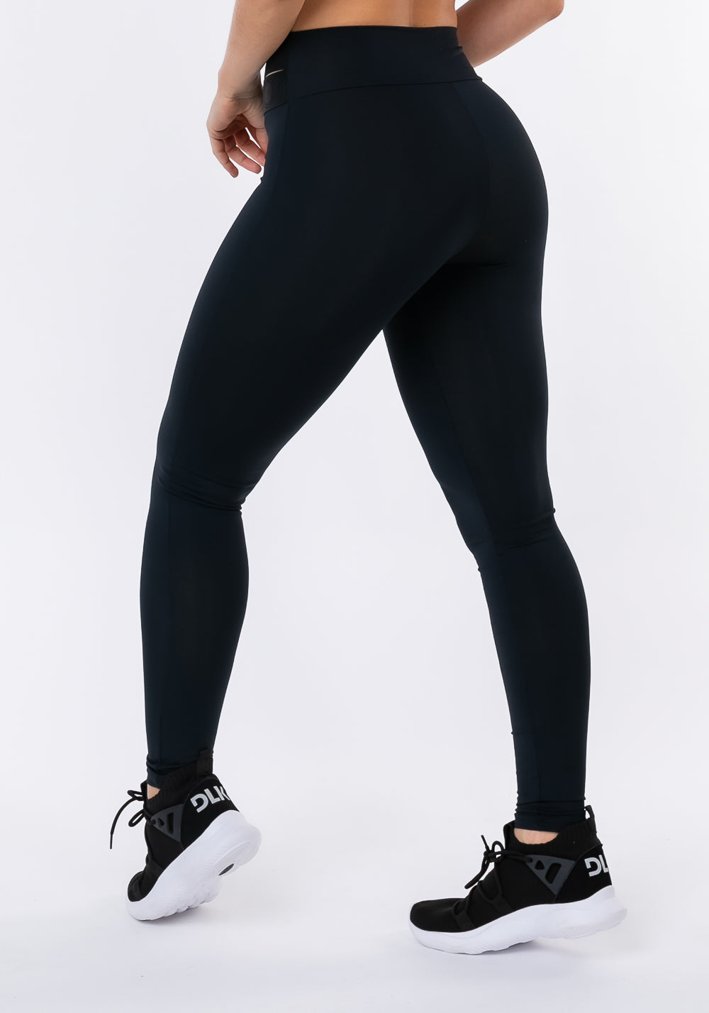 Calça Legging Nation Elástico Personalizado Preto Dlk