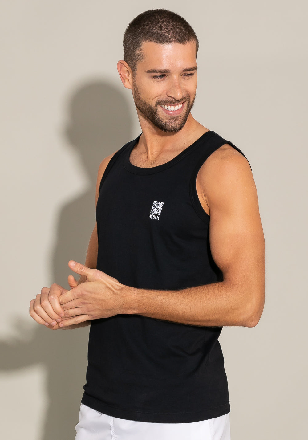 Regata For Men Qr Code Preta Dlk