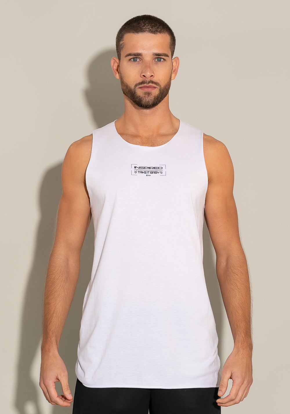 Regata Cavada For Men Take It Easy Branco Dlk