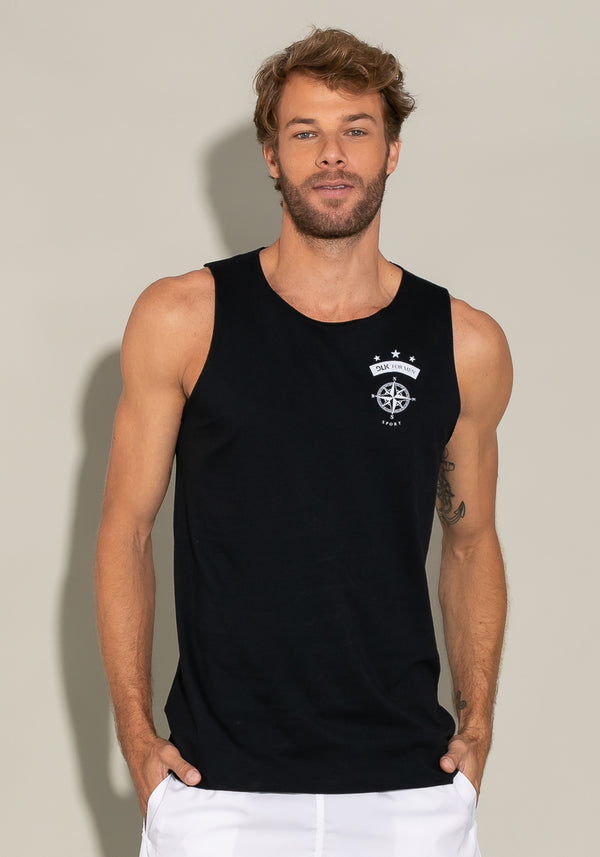 Regata Cavada For Men Take It Easy Preta Dlk