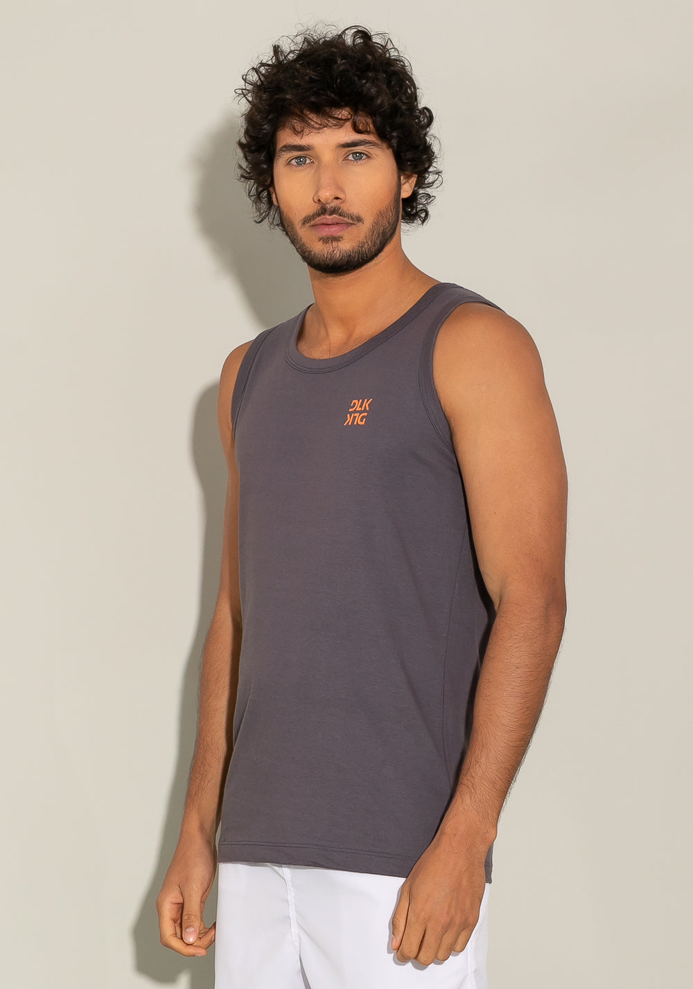 Regata For Men Espelhado Cinza Dlk