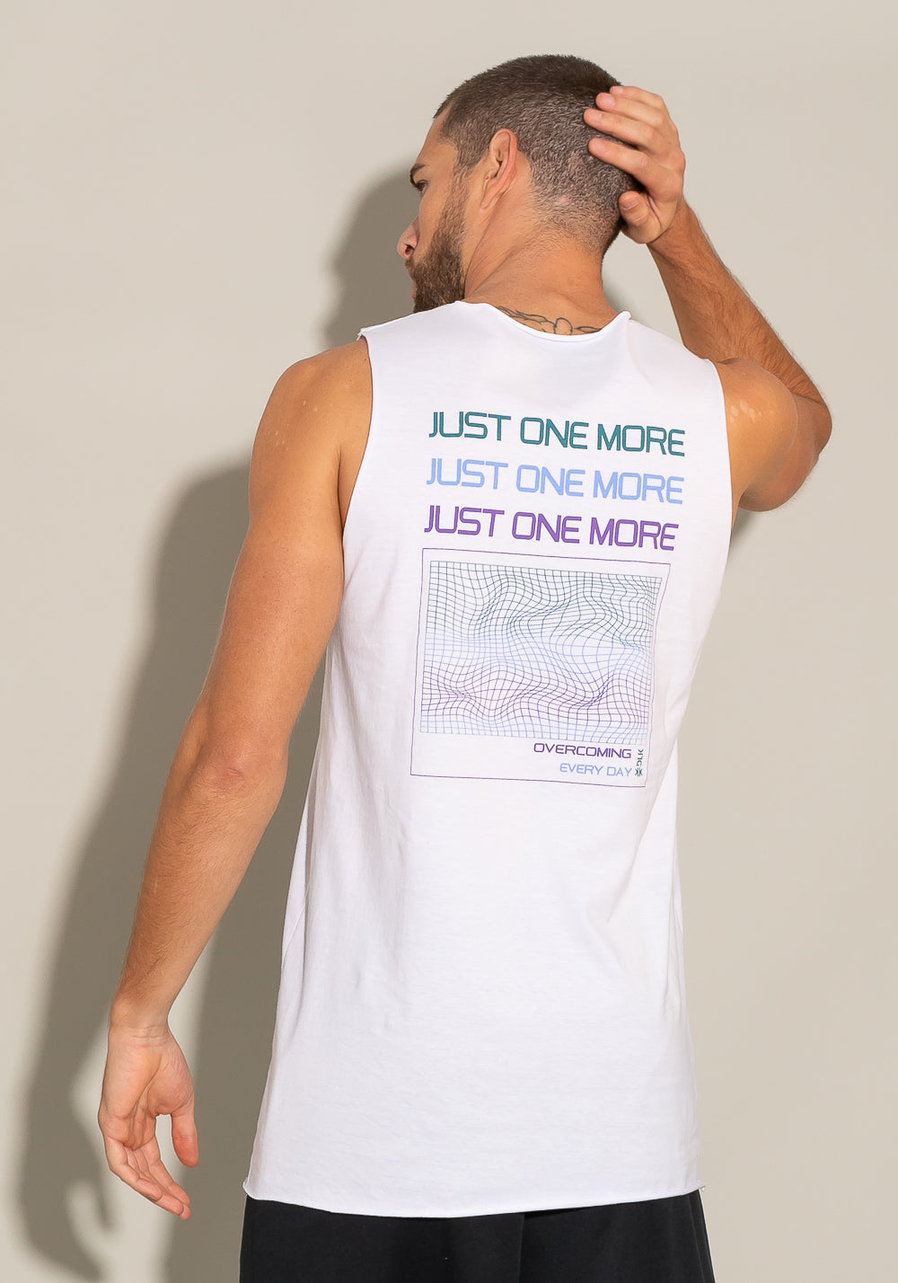 Regata Cavada For Men Just One More Branca Dlk