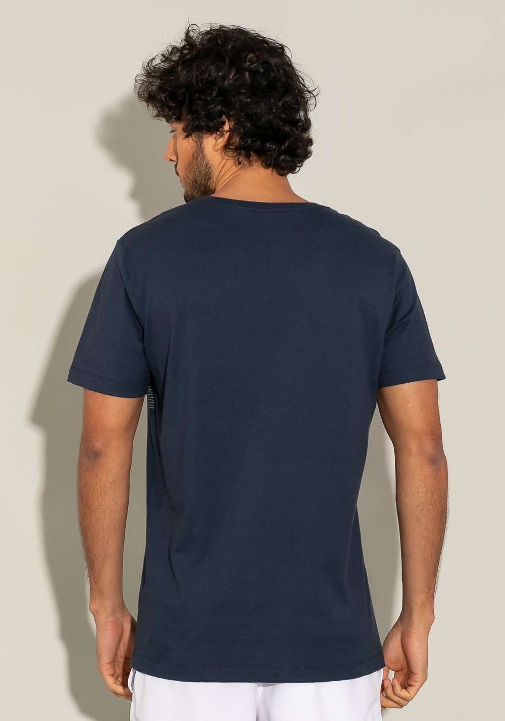 Camiseta Manga Curta For Men Wave Azul Marinho Dlk