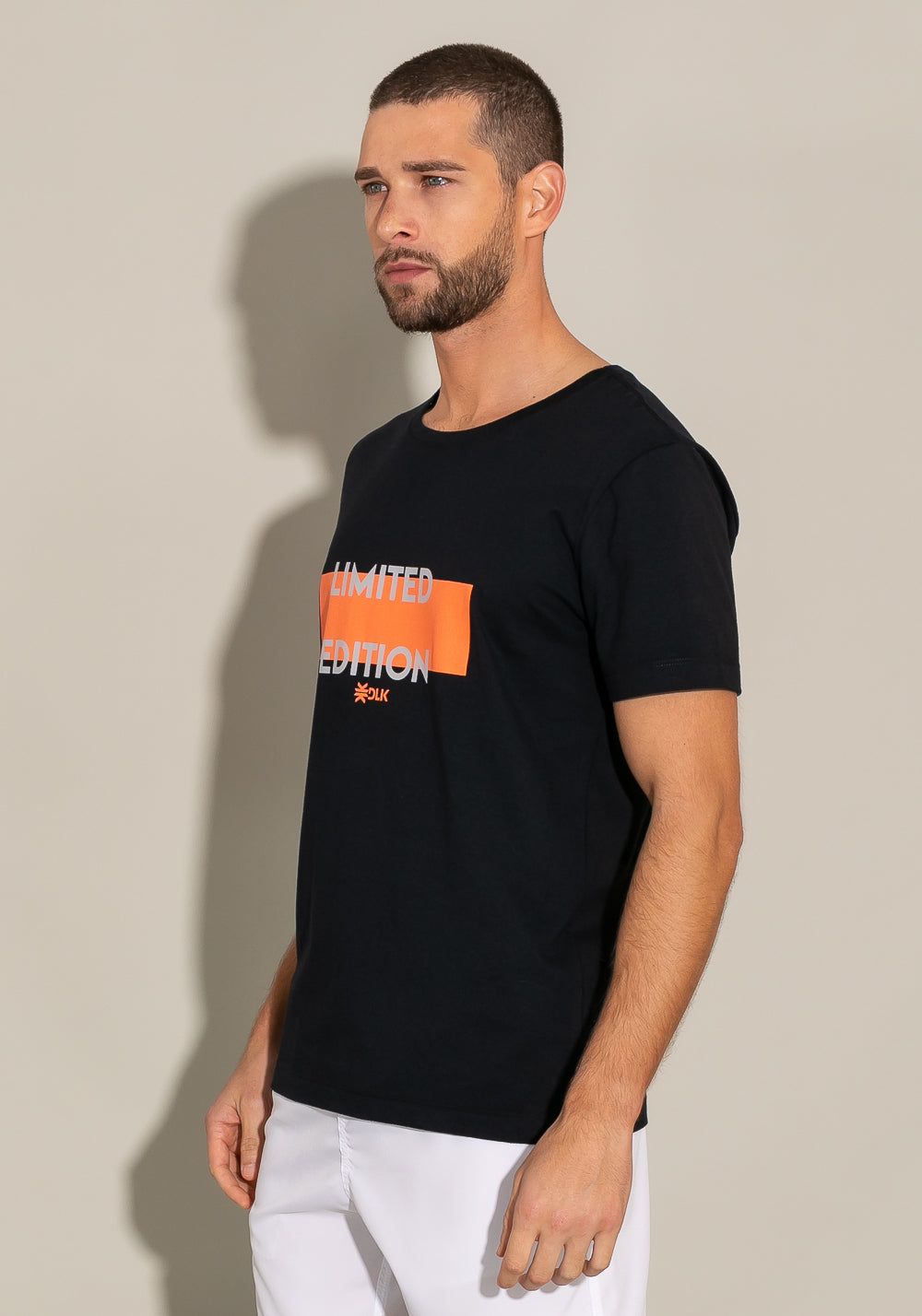 Camiseta Manga Curta For Men Motivation Preta Dlk