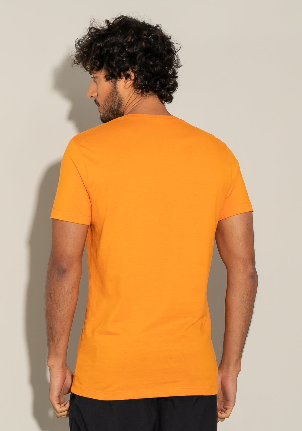 Camiseta Manga Curta For Men Motivation Laranja Dlk