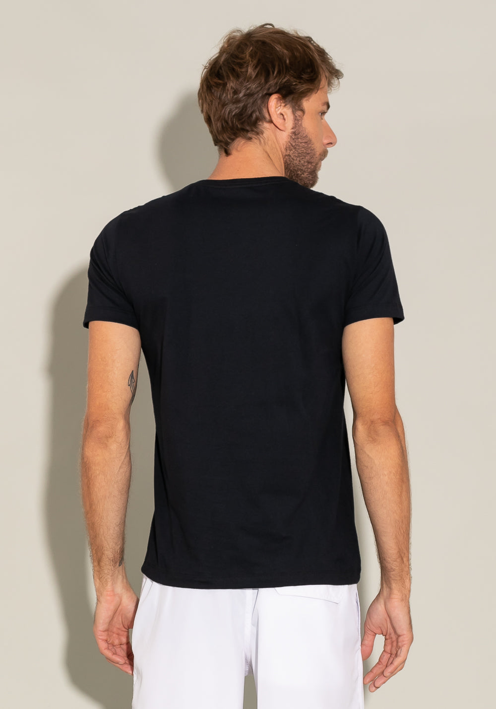 Camiseta Manga Curta For Men Wave Preto Dlk