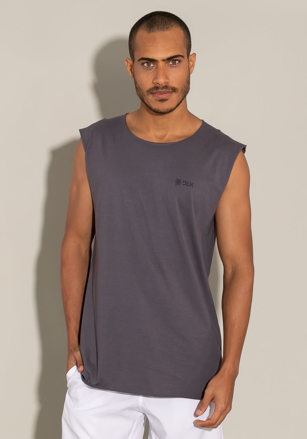 Regata Cavada For Men Cinza Escuro Dlk